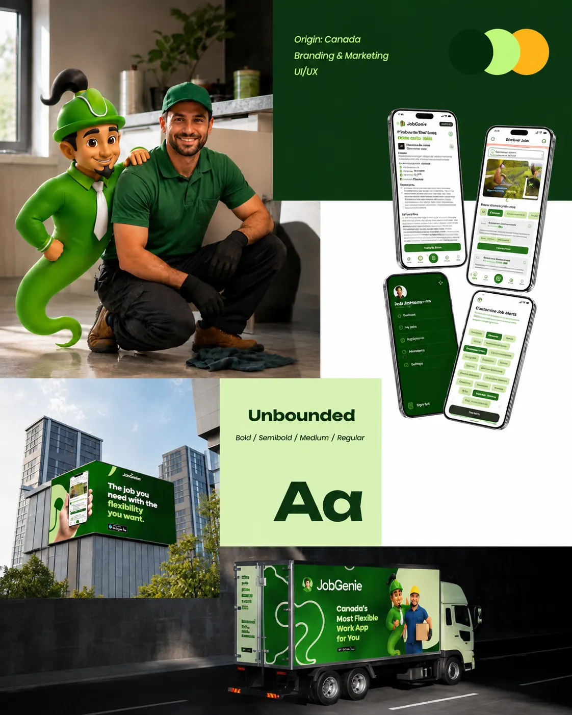 Concept illustration — brand identity work