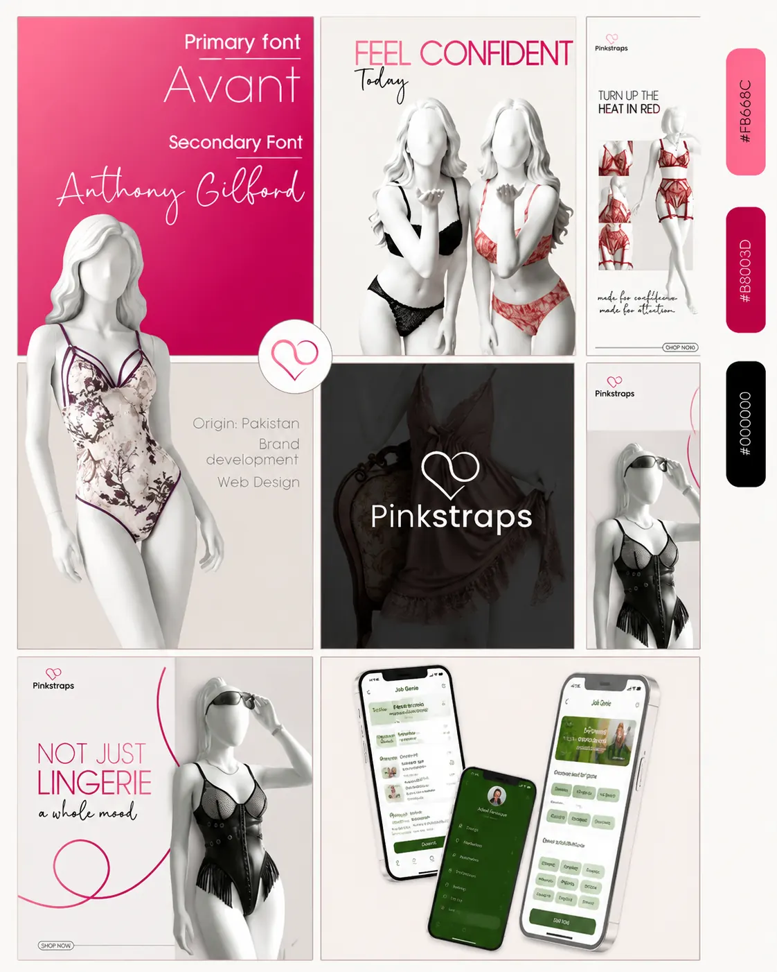 Concept illustration — brand identity work