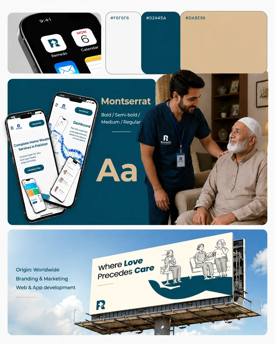 Concept illustration — brand identity work