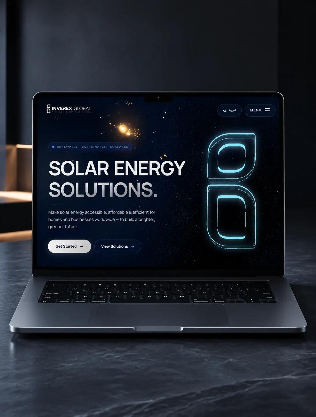 Concept illustration: a website build