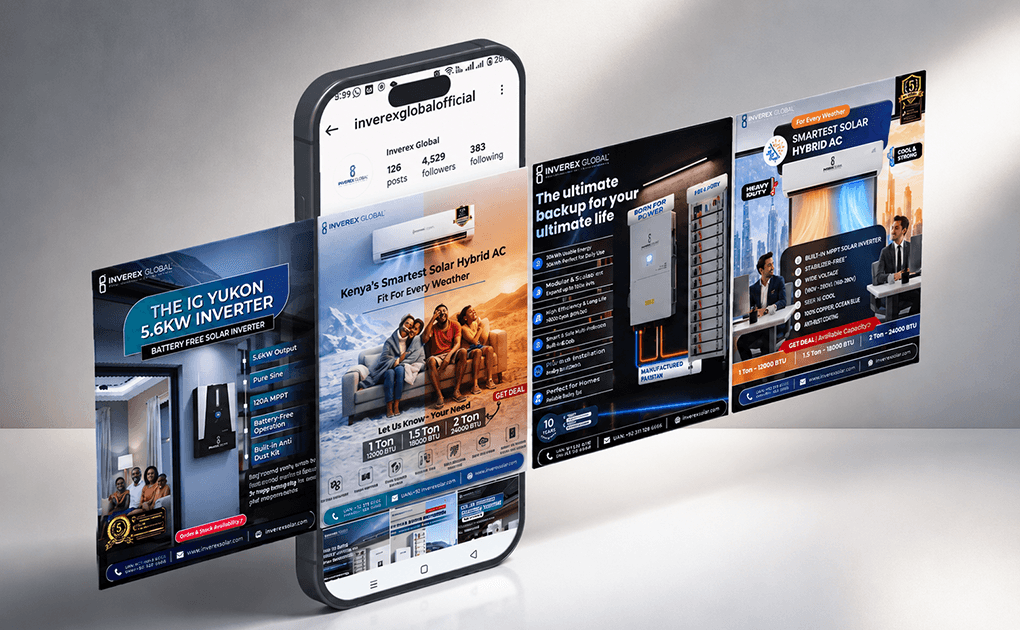 A paid social campaign creative