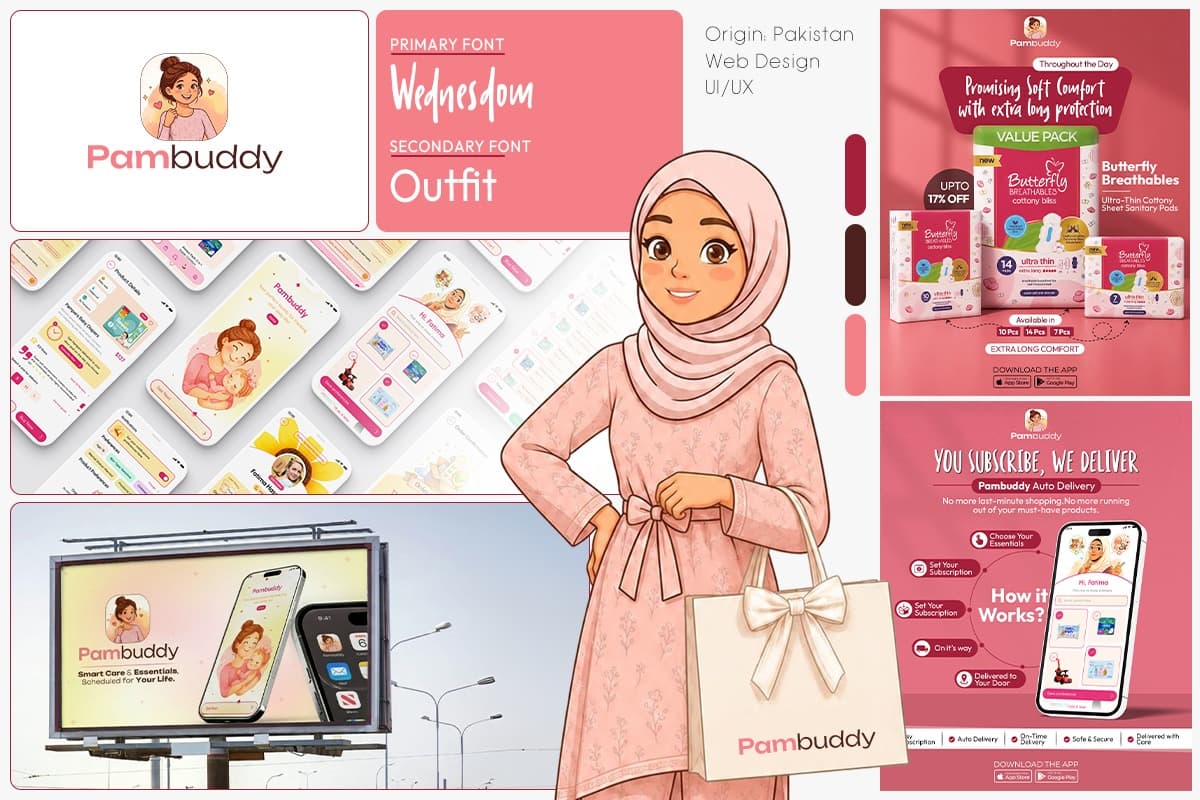 Brand identity work for Pambuddy