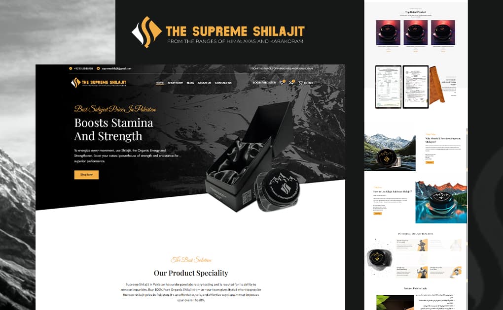 The Supreme Shilajit store